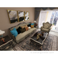 In ấn sofa Velvet Velvet